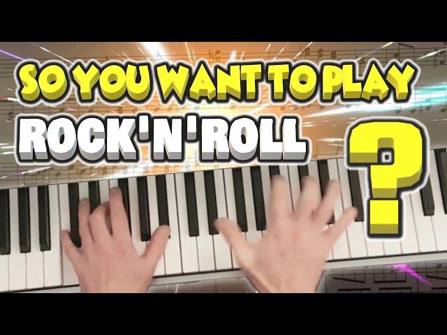 You CAN Play Rock and Roll Piano ! Amazing Jerry Lee Lewis Style ! Beginners Music Lesson