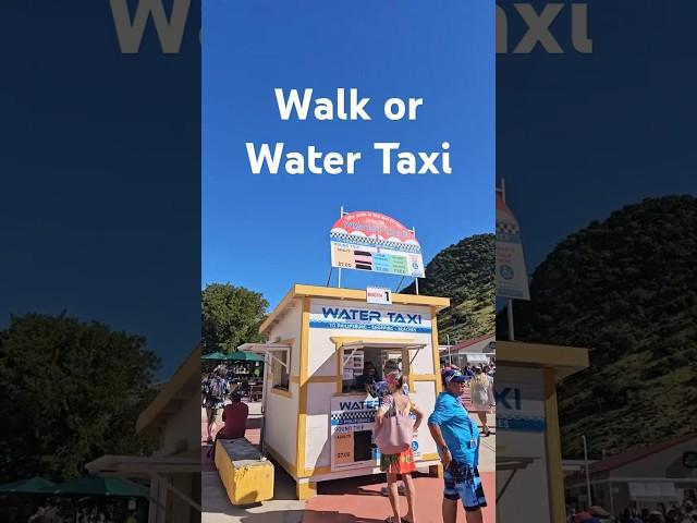THIS is one of my favorite ports for walking! #royalcaribbean #cruiselife  #saintmartin #watertaxi