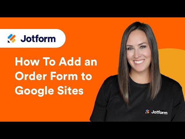 How to Add an Order Form to Google Sites