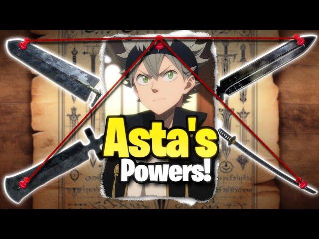 Asta's All 4 Demon Swords Powers Explained - Black Clover | Loginion