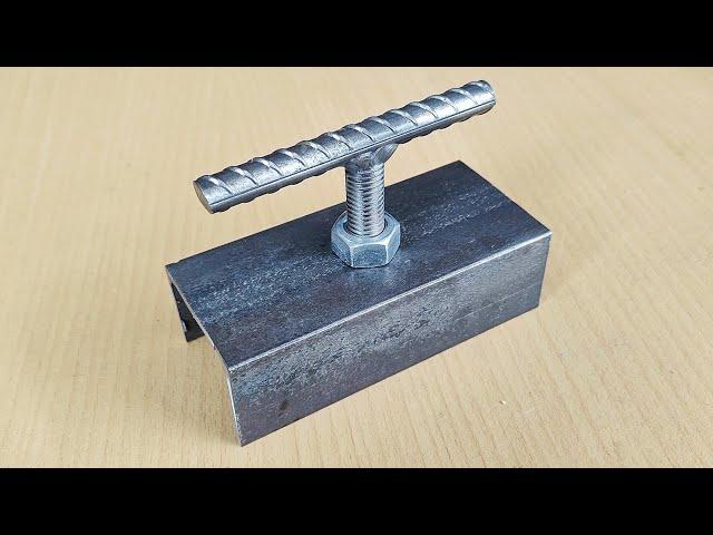 Millions of people don't know about this homemade metal vise || DIY iron vise