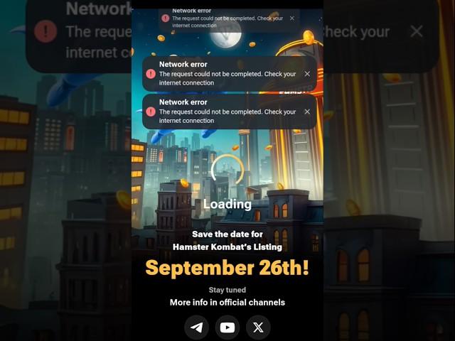 HMSTER NEW UPDATE | TODAY 17 SEPTEMBER || NETWORK ISSUE AND PROBLEM ARE SHOW