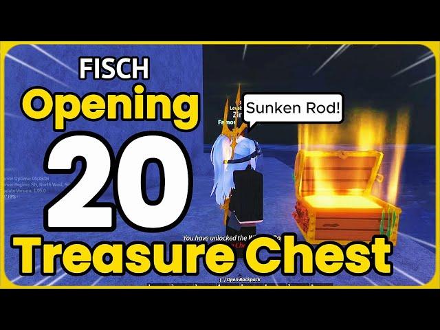 Opening 20 Treasure Chests in Fisch! Did We Find the Sunken Rod?