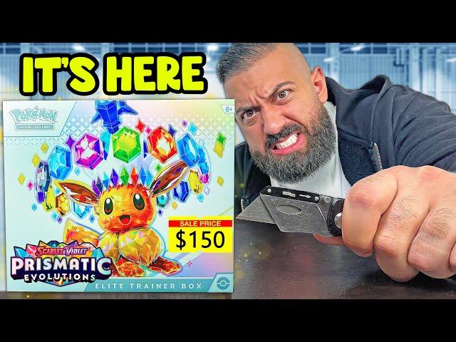 Opening Prismatic Evolutions Pokemon's Most HYPED Set EVER!