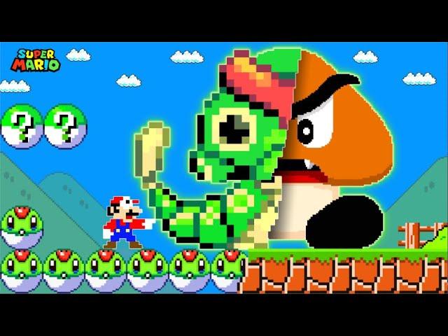 Super Mario Bros. But Everything Mario Touches Turns To Pokemon