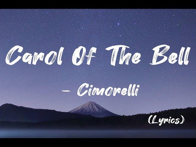 Carol Of The Bells (lyrics) | Cimorelli