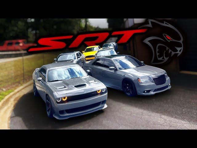 SRT 300 & HELLCATS CUTTING UP IN TRAFFIC!