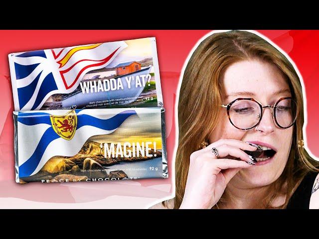 Irish People Try Canadian Province Chocolate Bars