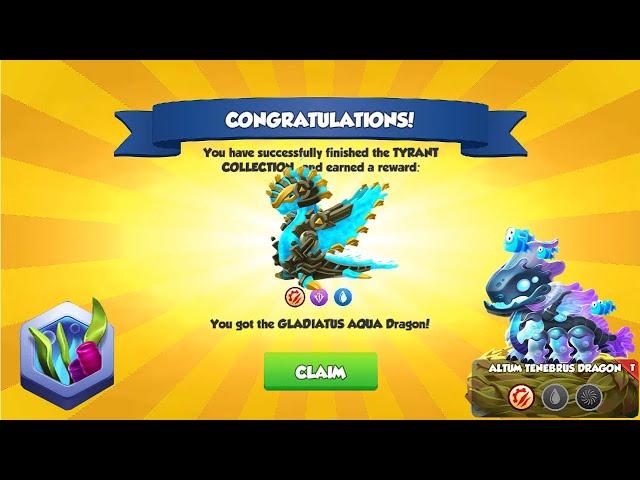 Have you got Gladiatus Aqua Dragon-Dragon Mania legends | Hatched Altum Tenebrus Dragon | DML