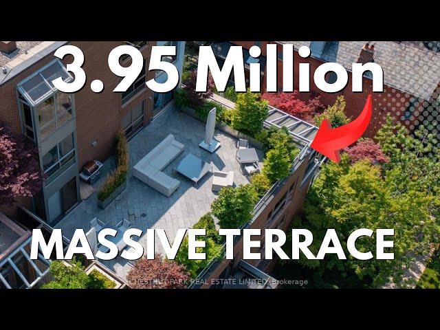 Inside a HUGE 3.95 MILLION YORKVILLE CONDO with 1200 Sqft Terrace  I  4 Lowther Ave, Toronto