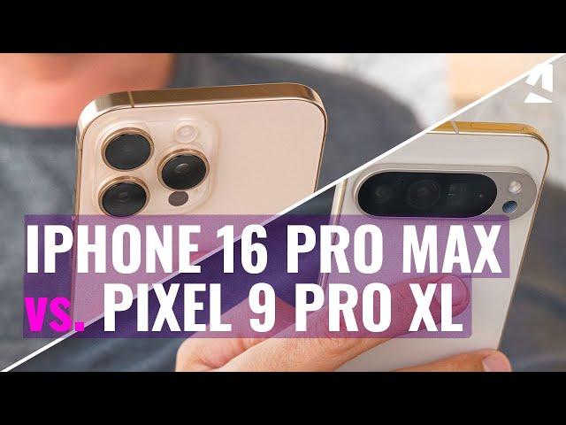 Apple iPhone 16 Pro Max vs Pixel 9 Pro XL