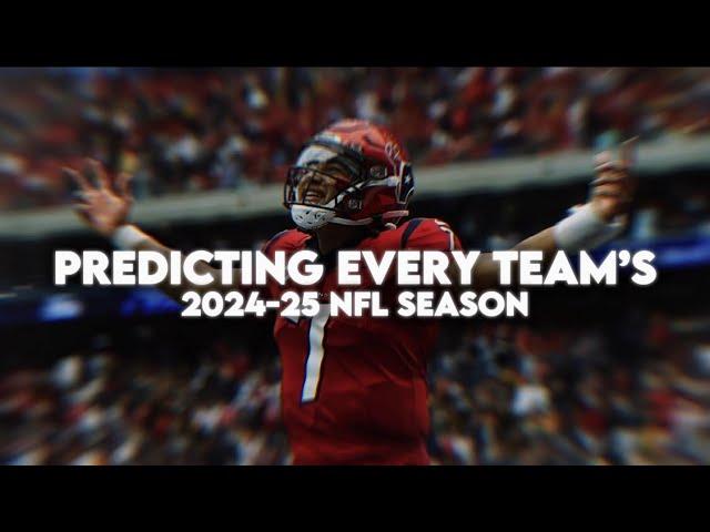 Predicting EVERY Teams 2024-25 NFL Record Game-by-Game