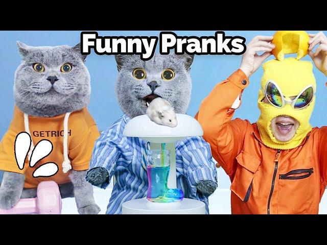 Let You Relax And Laugh With The Latest Pranks! | Oscar‘s Funny World | New Funny Videos 2024