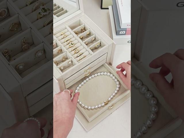 My jewelry collection - organize with me #jewelrybox #jewelry #luxury #accessories