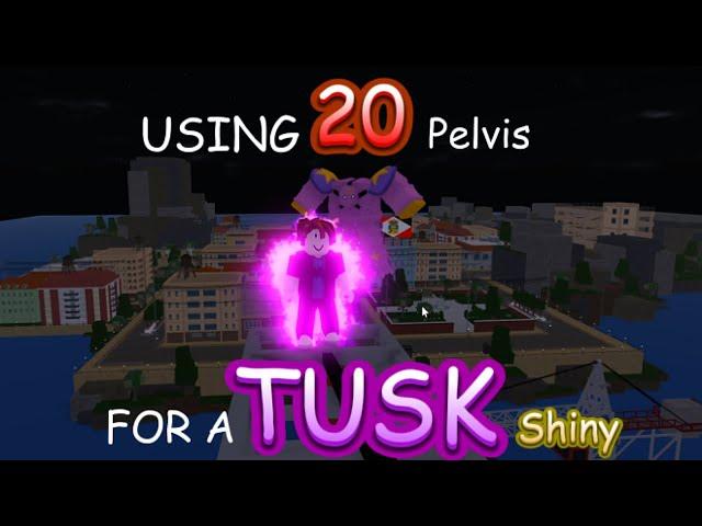 [YBA] Using 20 Pelvis for a TUSK SHINY