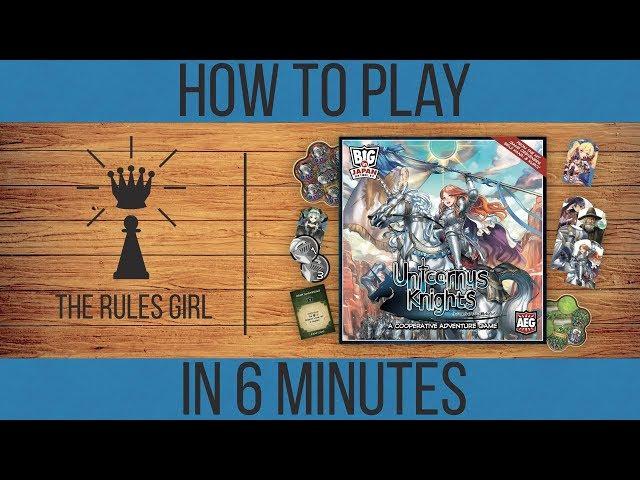 How to Play Unicornus Knights in 6 Minutes - The Rules Girl