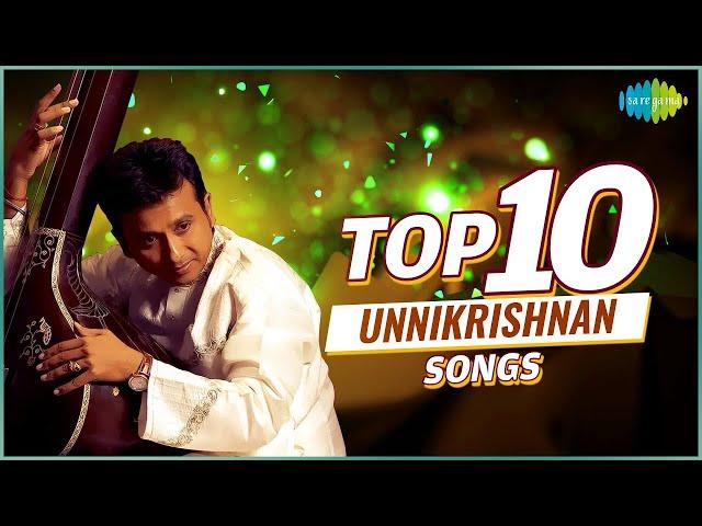 Top 10 Songs of Unnikrishnan | Kaattrae En Vaasal | Verenna | Un Perai Sonnale | Rayile Rayile