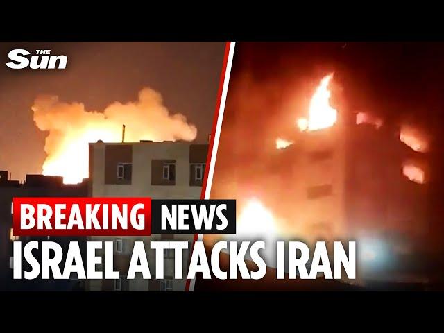 Moment Israel launches operation ‘Rising Lion’ on Iran as explosions rock Tehran