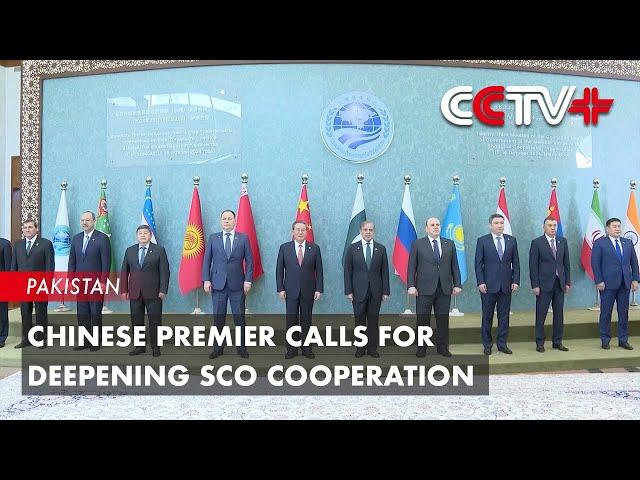 Chinese Premier Calls for Deepening SCO Cooperation