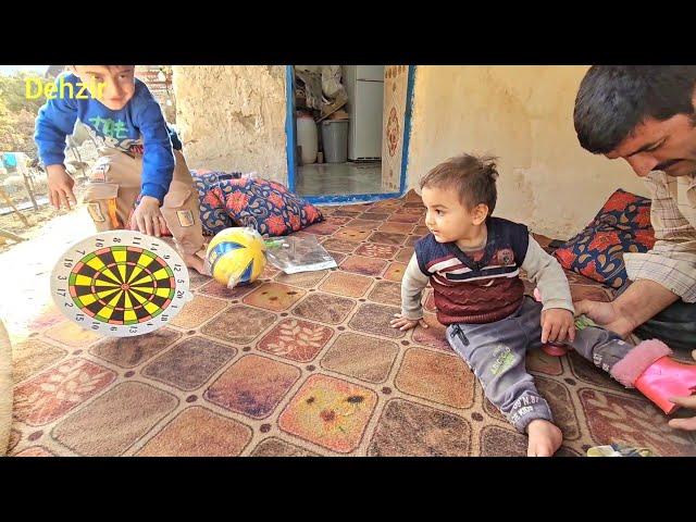 Materials for work, balls for play: Aghaqarboon's adventure with his children