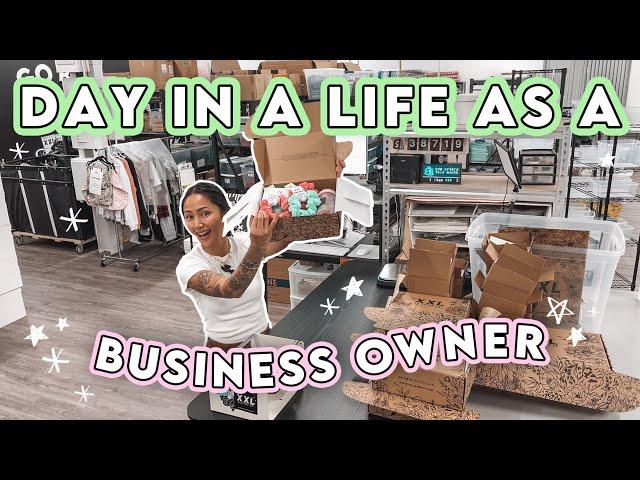 Day In A Life Small Business Owner ‍ Packaging, Sewing, Filming & Dog Photoshoots 