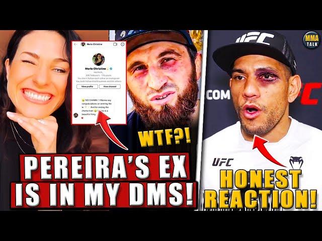 WTF? Pereira's Ex-girlfriend HOPS INTO Magomed Ankalaev DMs! Trump PRAISES McGregor;BIG announcement