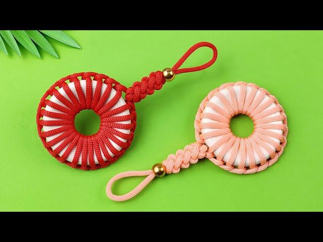 Super Easy Paracord Lanyard Keychain | How to make a Paracord Key Chain Handmade DIY Tutorial #32