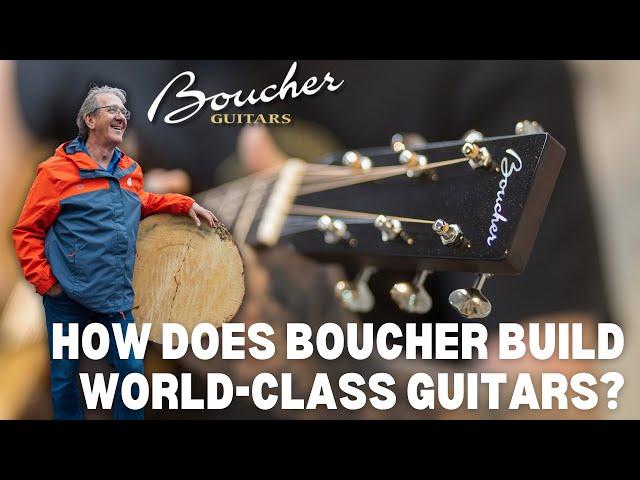 From Lumber to World-Class Guitars! How Boucher builds their guitars!