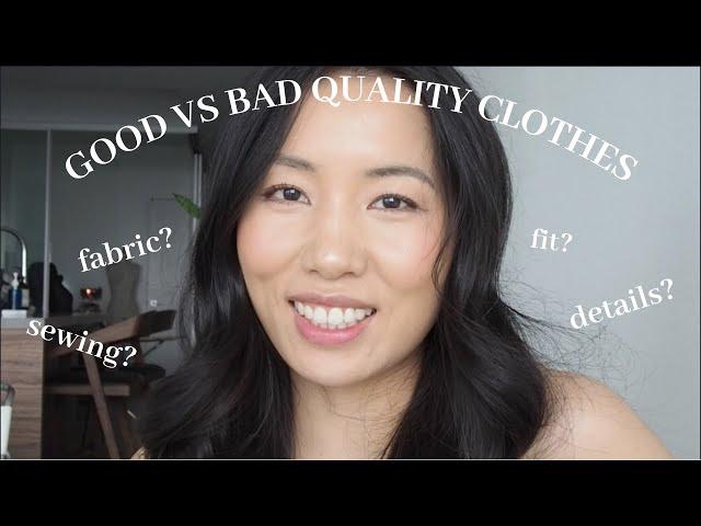 How to tell the difference between good and bad quality clothes (in 5 easy points!)