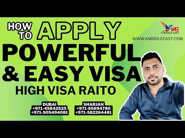 Powerful & Easy Visa with High Visa Ratio Full Video@KMiddleEastImmigration