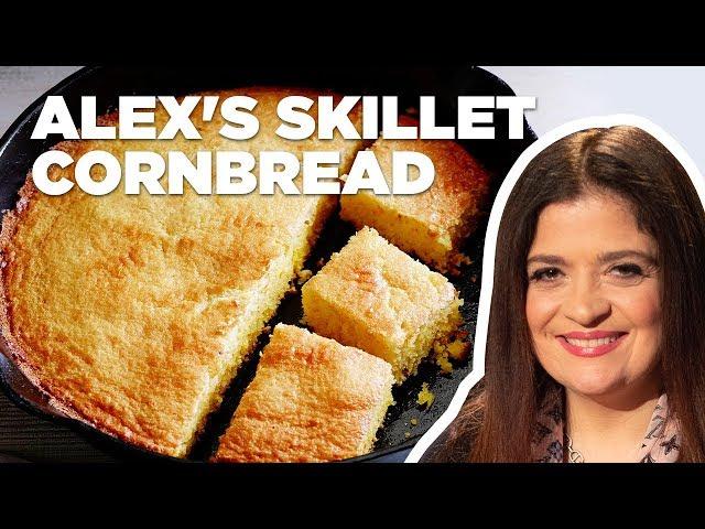 Alex Guarnaschelli Makes Cast Iron Skillet Cornbread | Alex's Day Off | Food Network