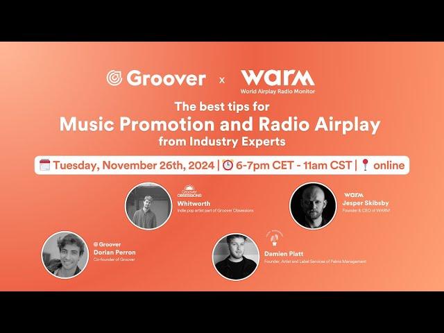 Webinar - Best Music Promotion & Radio Airplay Tips from Industry Experts