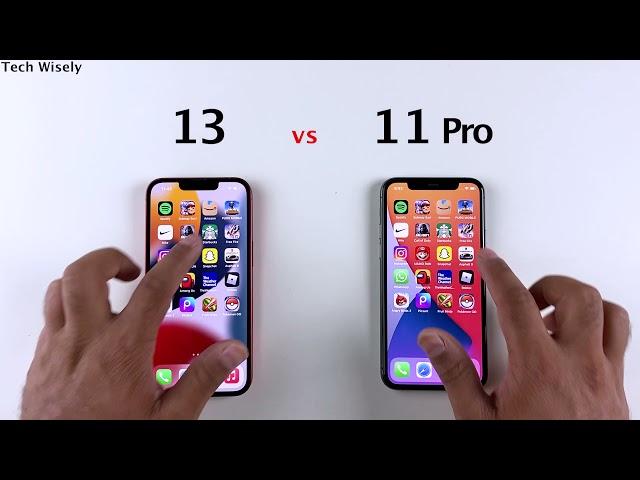 iPhone 13 vs iPhone 11 Pro SPEED TEST