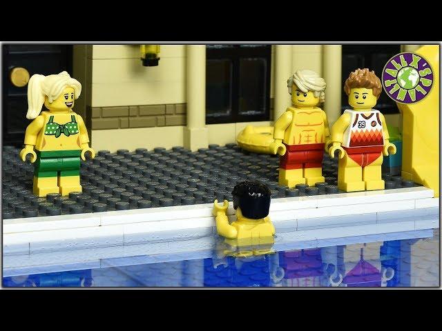 Lego Swimming Pool (with real water).