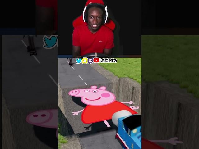 Cartoon Cars Vs Peppa Pig #beamng #peppapig #skibiditoilet