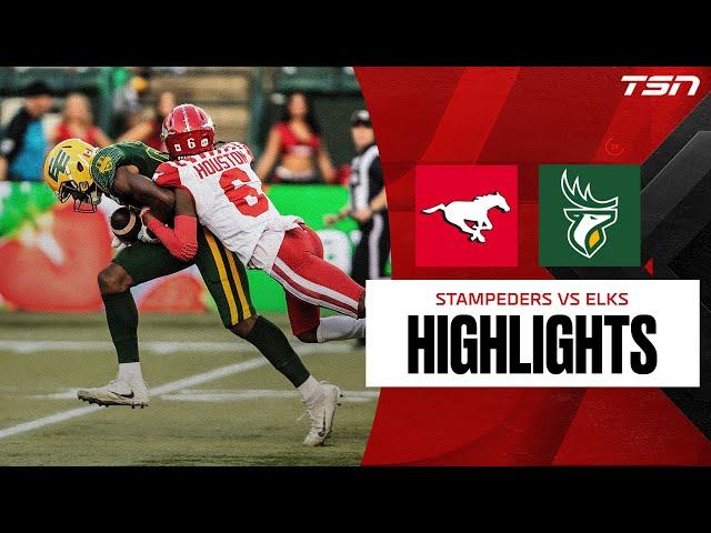 Calgary Stampeders vs. Edmonton Elks | CFL HIGHLIGHTS