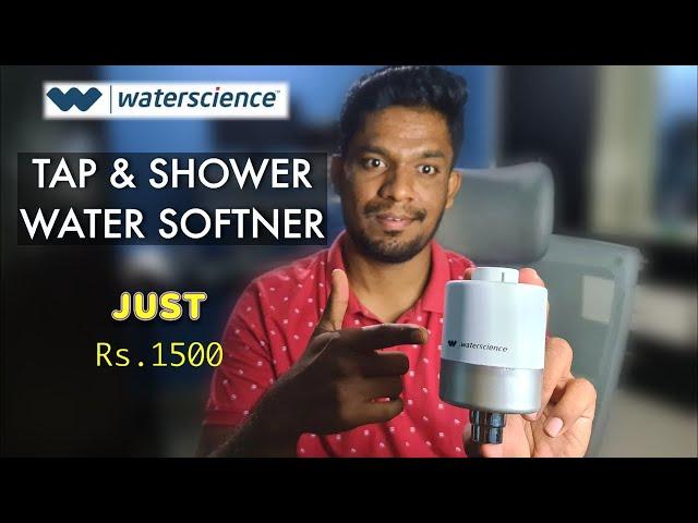 Tap & Shower water softener @1500 | Water science CLEO Hard water Filter | English review video