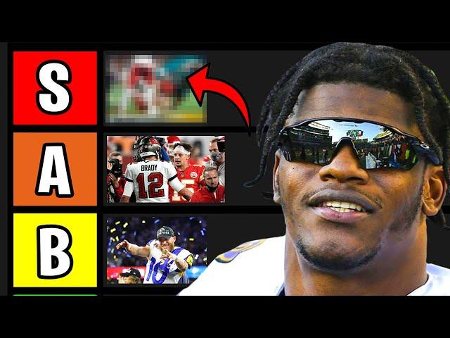 Ranking The Last 10 NFL Seasons! (NFL Tier List)