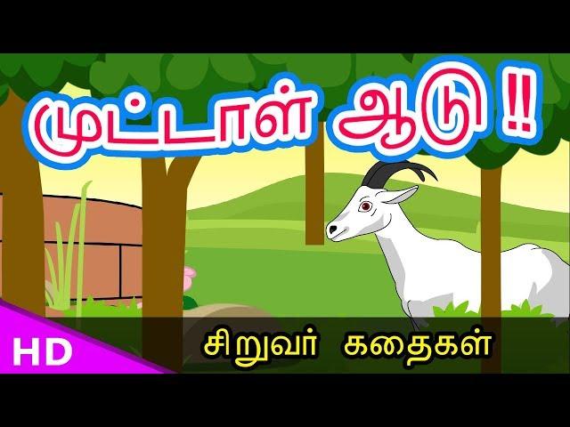 முட்டாள் ஆடு..!! Stupid goat Bed time Story  - KidsTv Sirukathaigal