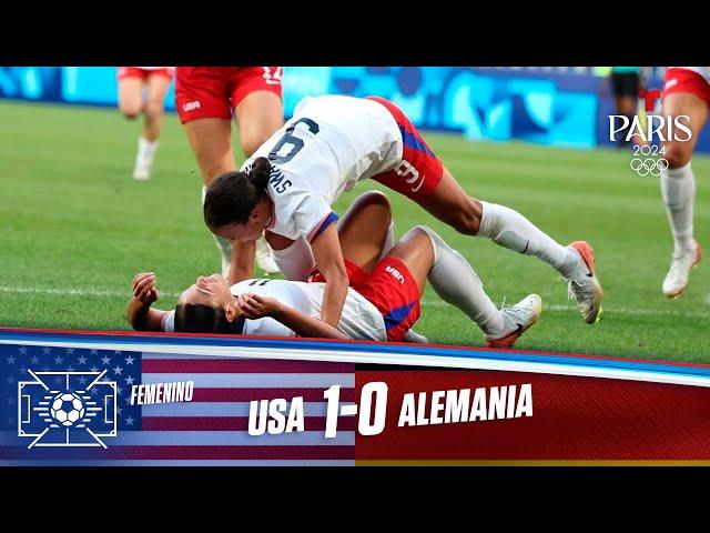 Highlights & Goles: USA vs Alemania 1-0 | Semifinal | Juegos Olímpicos París 2024