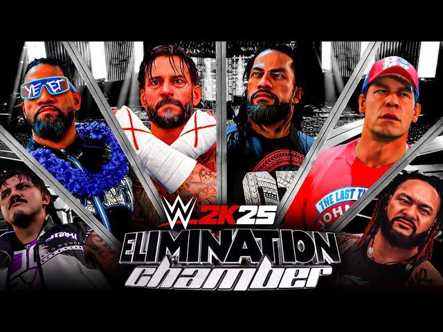 WWE 2K25: Elimination Chamber Gameplay Notion!