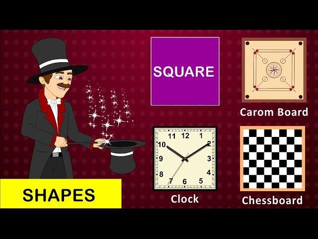 Learn about Shapes with magician || shapes presentation || Elearning Studio
