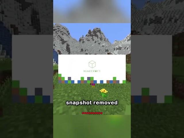 when minecraft removed the inventory... (april fools 2022)