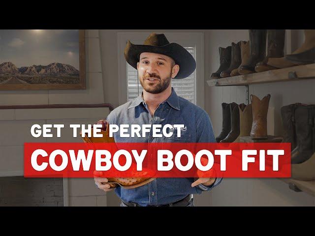 How should cowboy boots fit? | Guide: Get the Perfect Cowboy Boot Fit