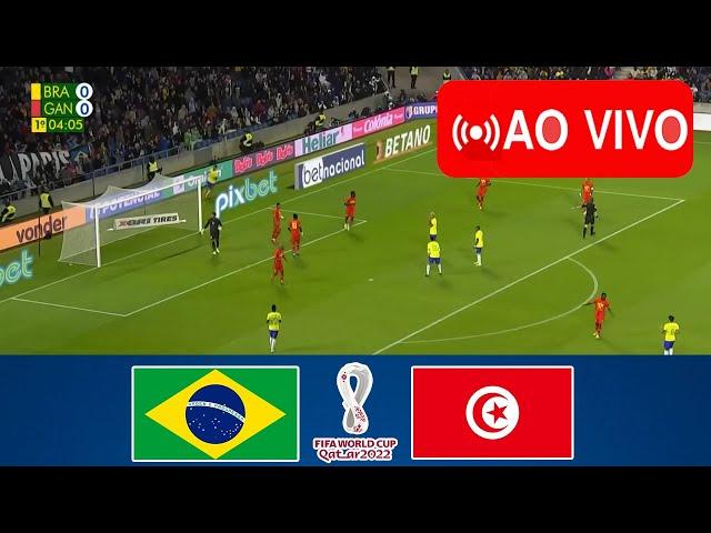 BRASIL X TUNISIA AO VIVO COM IMAGENS - AMISTOSO INTERNACIONAL - JOGO DE HOJE - ASSISTA AGORA!