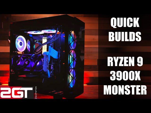 Building a Ryzen 9 3900X MONSTER! - 2GuysTek Quick Builds! (2020)