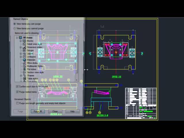 Understanding AutoCAD Purge Command