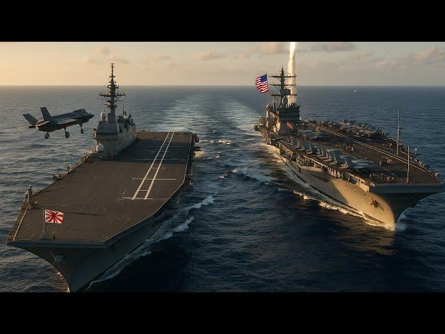 When Japan’s NEW Aircraft Carrier Met the US Navy, Then THIS Happened...
