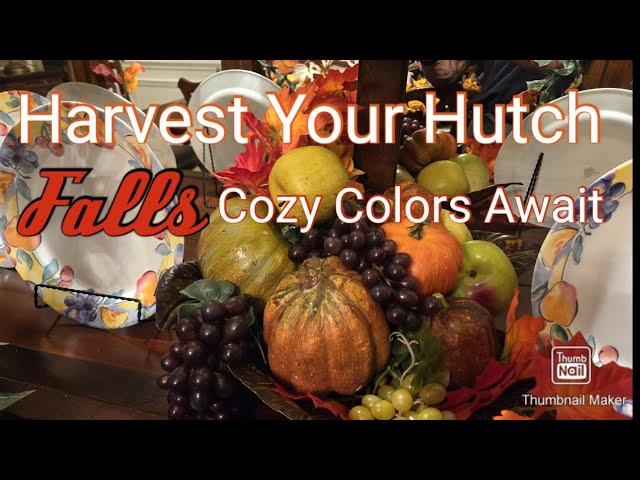 Fall 2024 Transform Your  Hutch into a Harvest Haven: Vibrant Fall Decor Ideas!