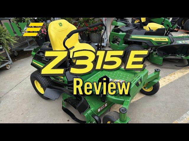 2023 John Deere Z315E Zero Turn Mower Review & Walkaround